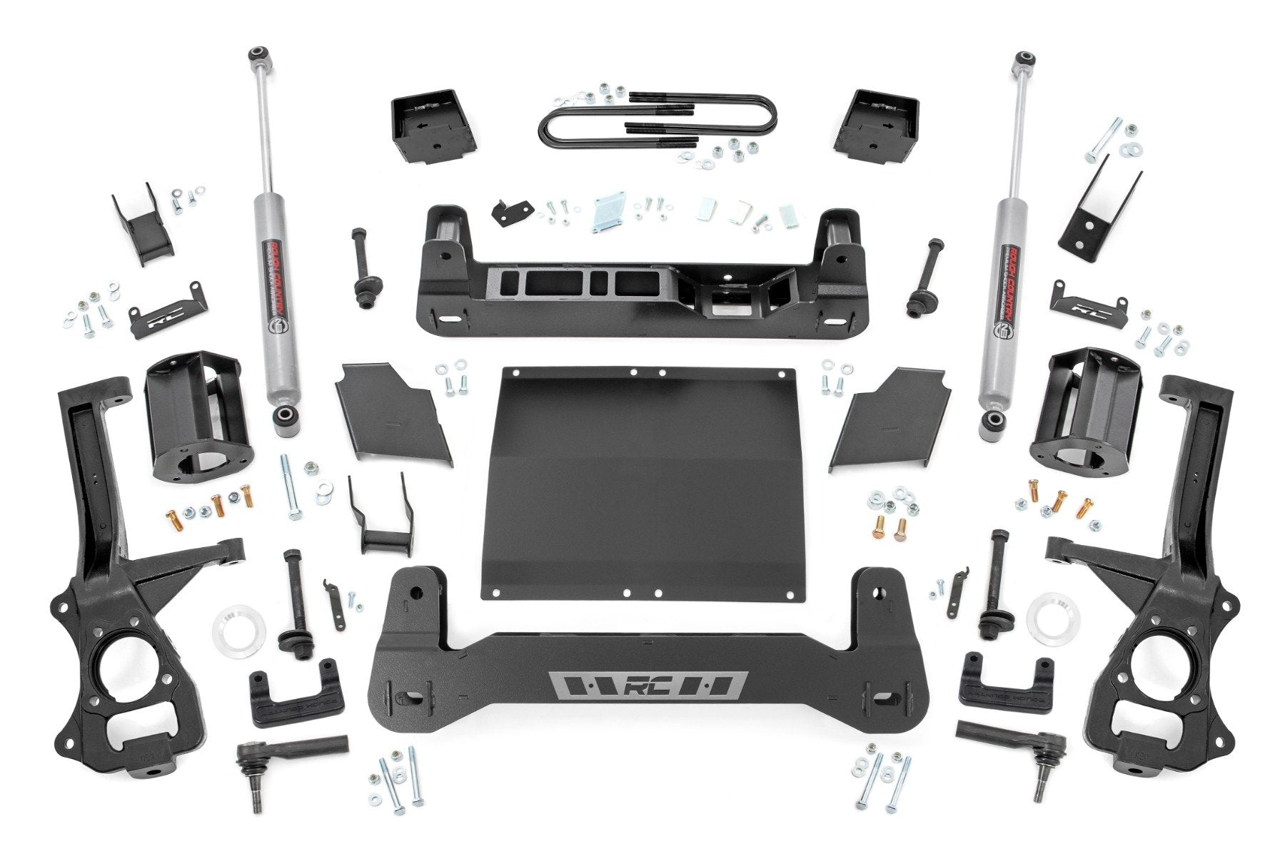 Rough Country 6 Inch Lift Kit | Mono Leaf Rear | Diesel | Chevy Silverado 1500 4WD (25-26)
