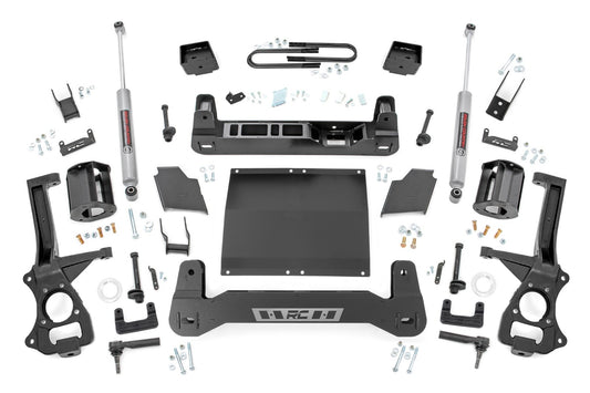 Rough Country 6 Inch Lift Kit | Mono Leaf Rear | Diesel | Chevy Silverado 1500 4WD (25-26)