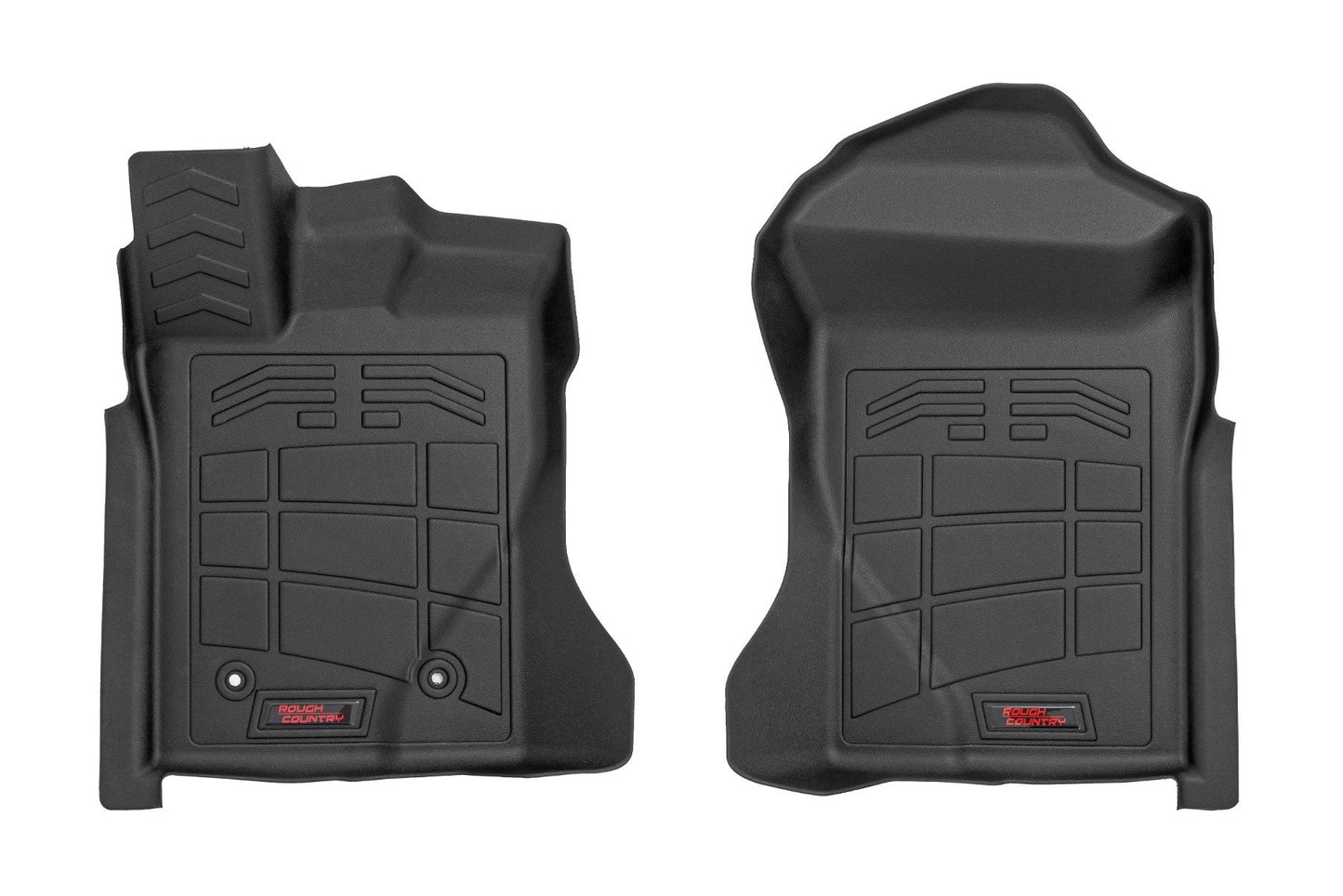 Rough Country Sure-Fit Floor Mats | Front | Crew | Ford Ranger 2WD/4WD (2024-2026)