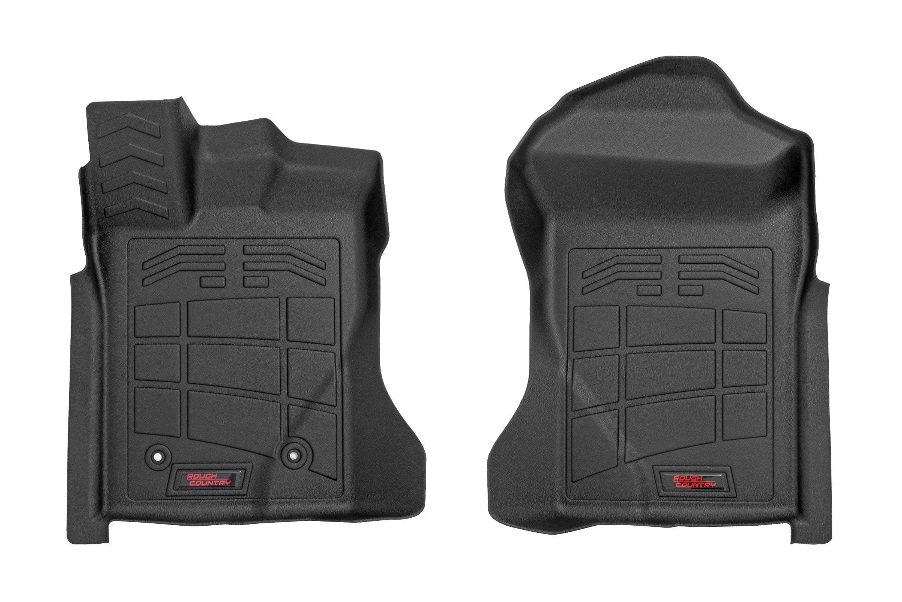 Rough Country Sure-Fit Floor Mats | Front | Crew | Ford Ranger 2WD/4WD (2024-2026)