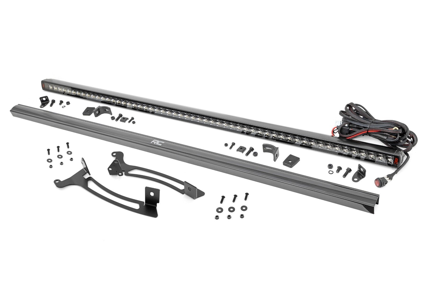 Rough Country 50" Single Row Light Mount | Front | Spectrum | Polaris XPEDITION XP 5
