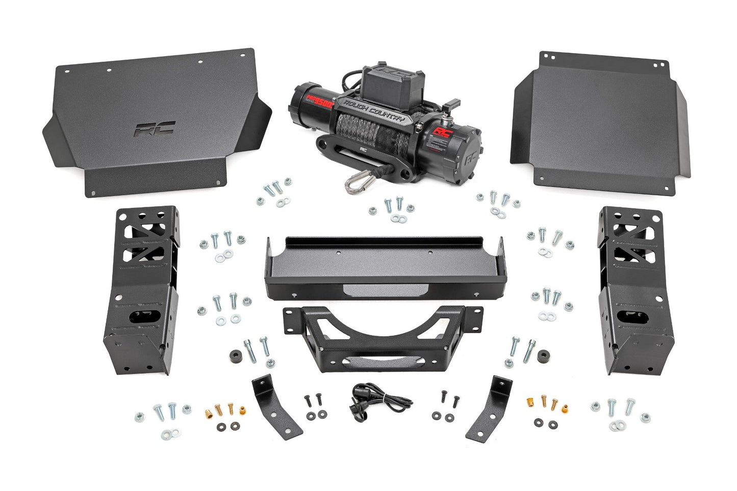 Rough Country Hidden Winch Mount | PRO9500S | Toyota Tacoma 4WD (2024-2025)
