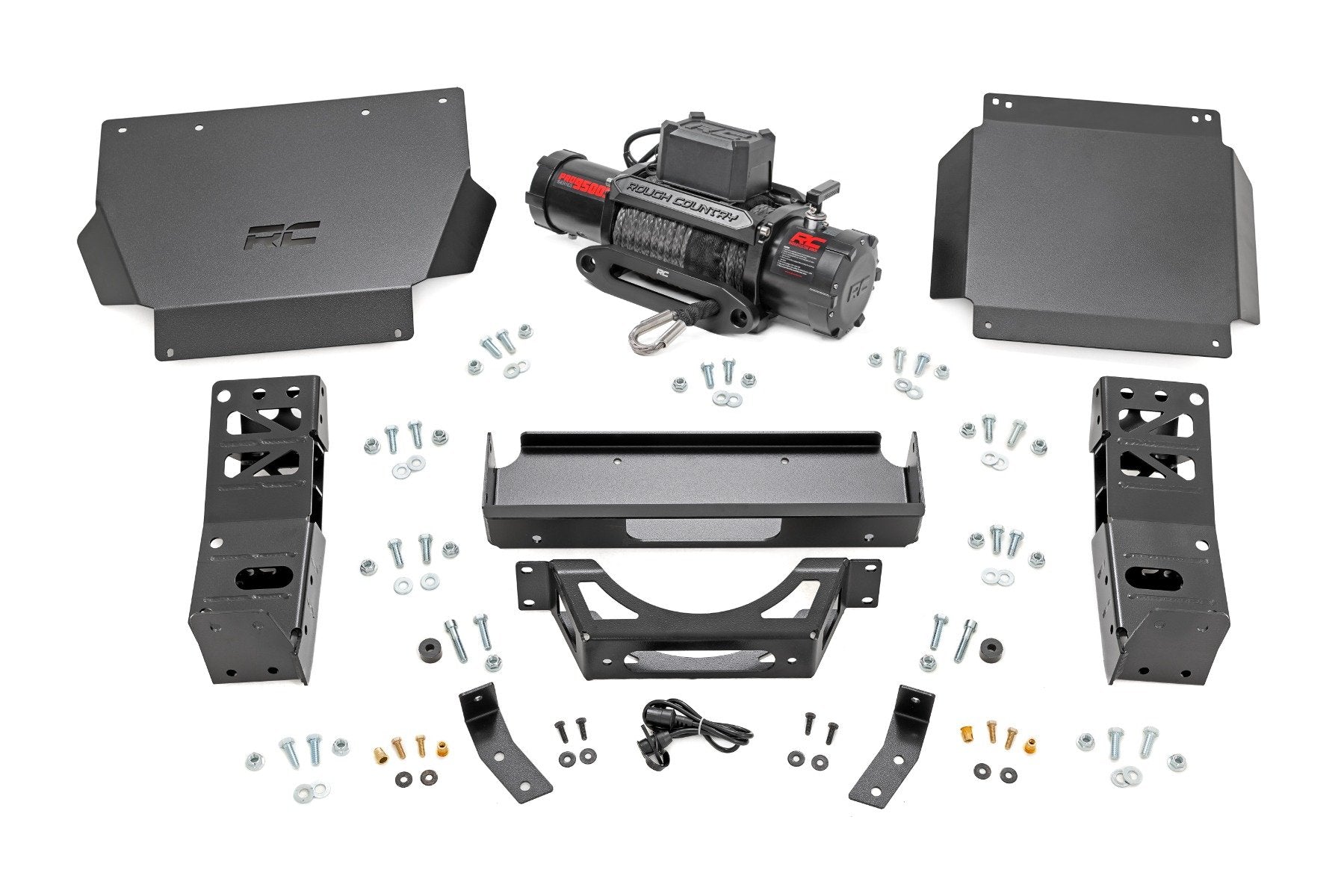 Rough Country Hidden Winch Mount | PRO9500S | Toyota Tacoma 4WD (2024-2025)
