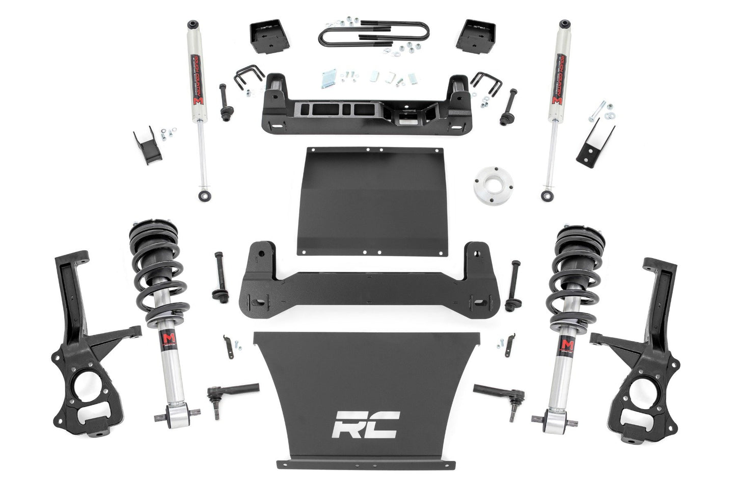 Rough Country 6 Inch Lift Kit | Mono Leaf Rear | M1 Struts/M1 | Chevy Silverado 1500 (25-26)