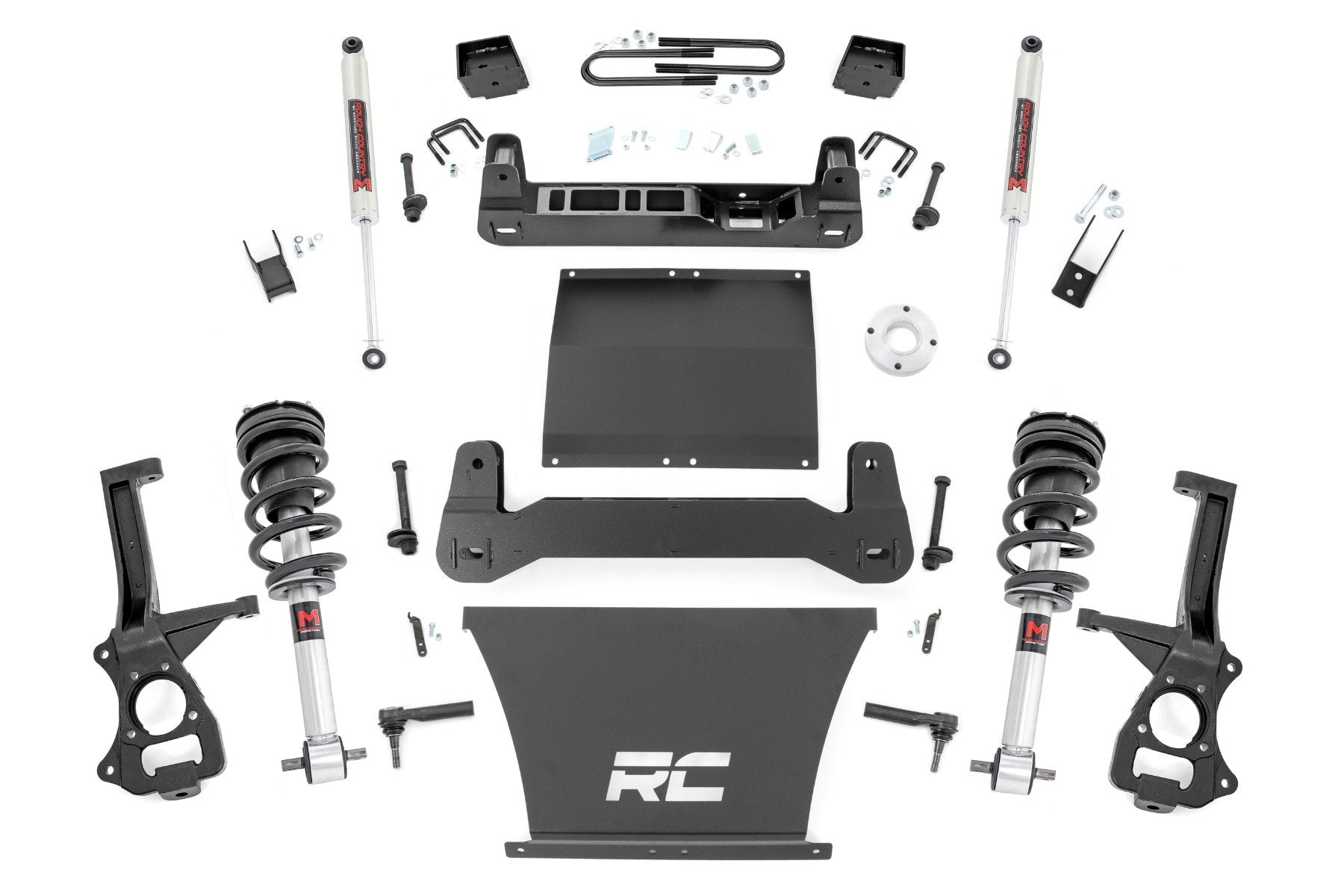 Rough Country 6 Inch Lift Kit | Mono Leaf Rear | M1 Struts/M1 | Chevy Silverado 1500 (25-26)