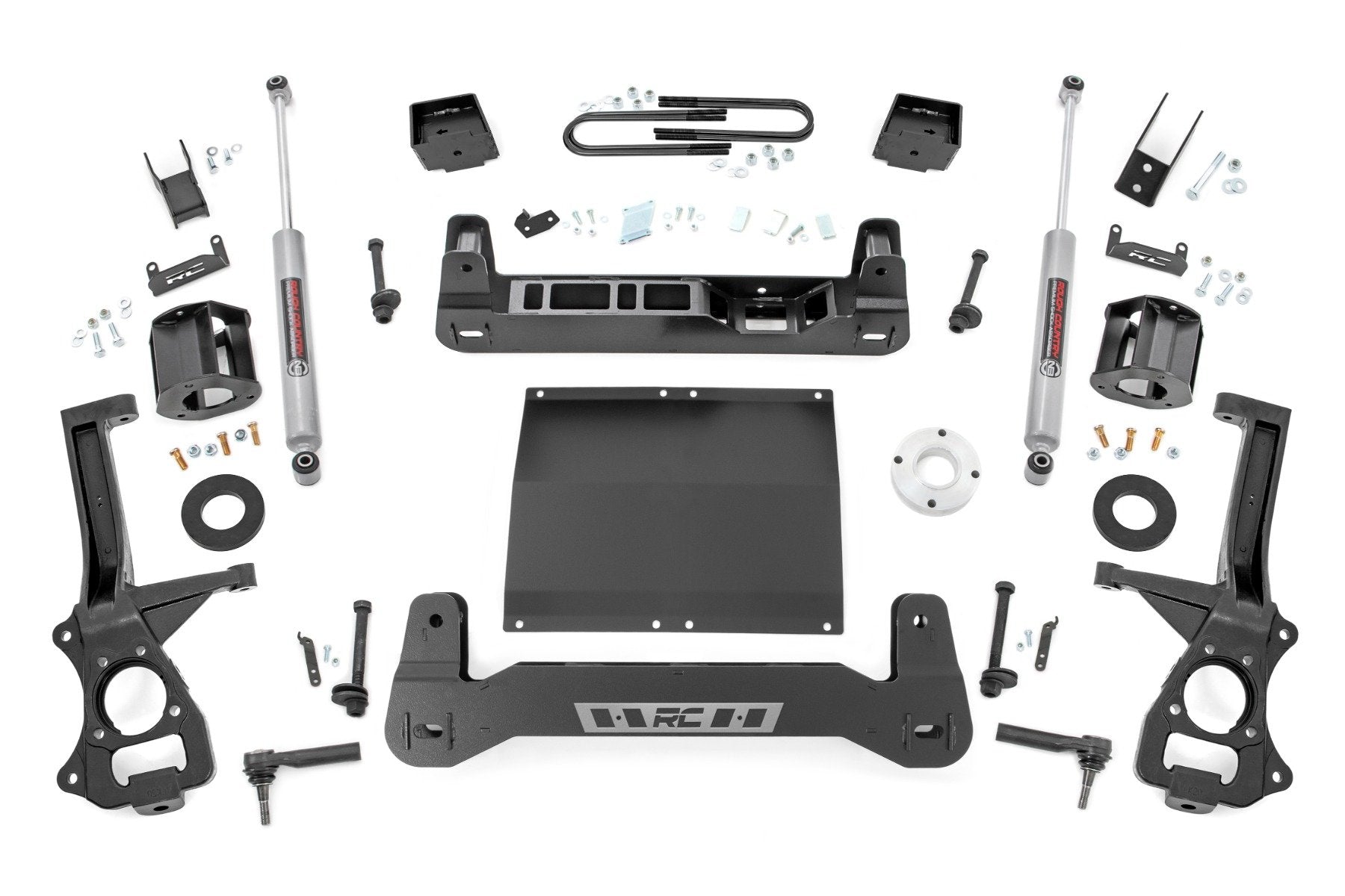 Rough Country 6 Inch Lift Kit | Mono Leaf Rear | Diesel | Chevy Silverado 1500 2WD (25-26)