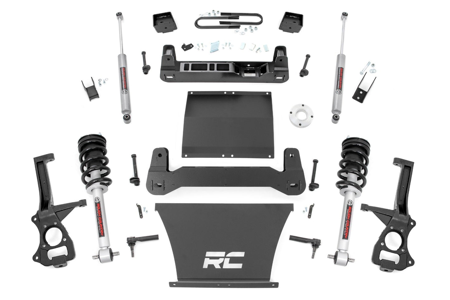 Rough Country 6 Inch Lift Kit | Mono Leaf Rear | N3 Struts | Chevy Silverado 1500 (25-26)