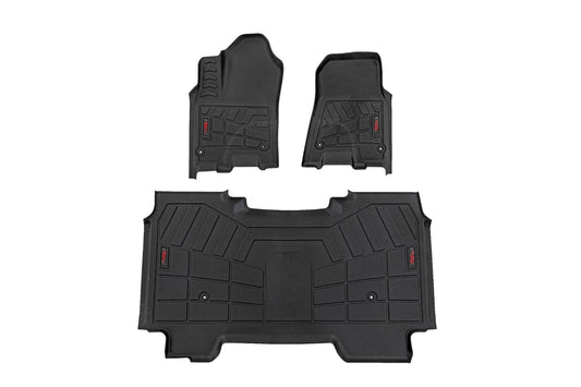 Rough Country Sure-Fit Floor Mats | Front & Rear | Crew | Ram 1500 2WD/4WD (2025-2026)