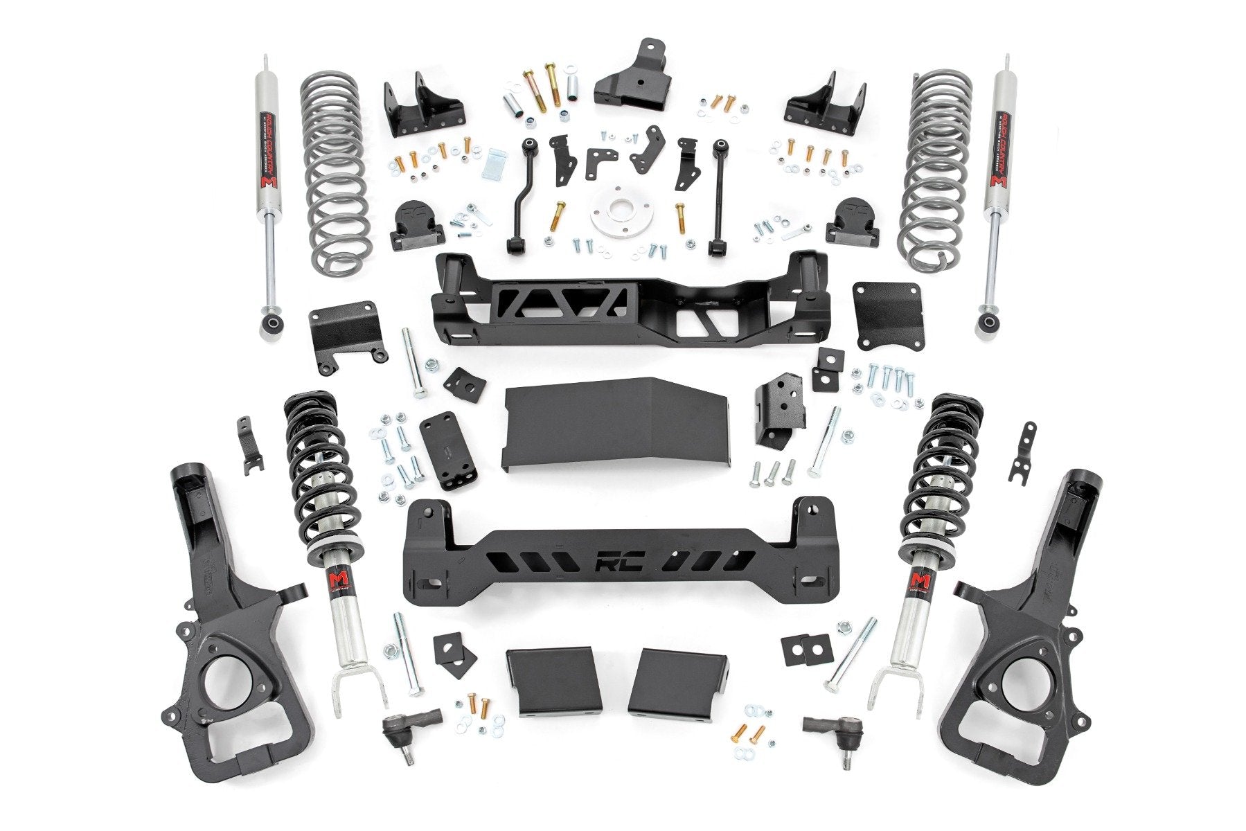 Rough Country 6 Inch Lift Kit | 22XL | M1 Struts | Rear Coils | Ram 1500 4WD (2025-2026)