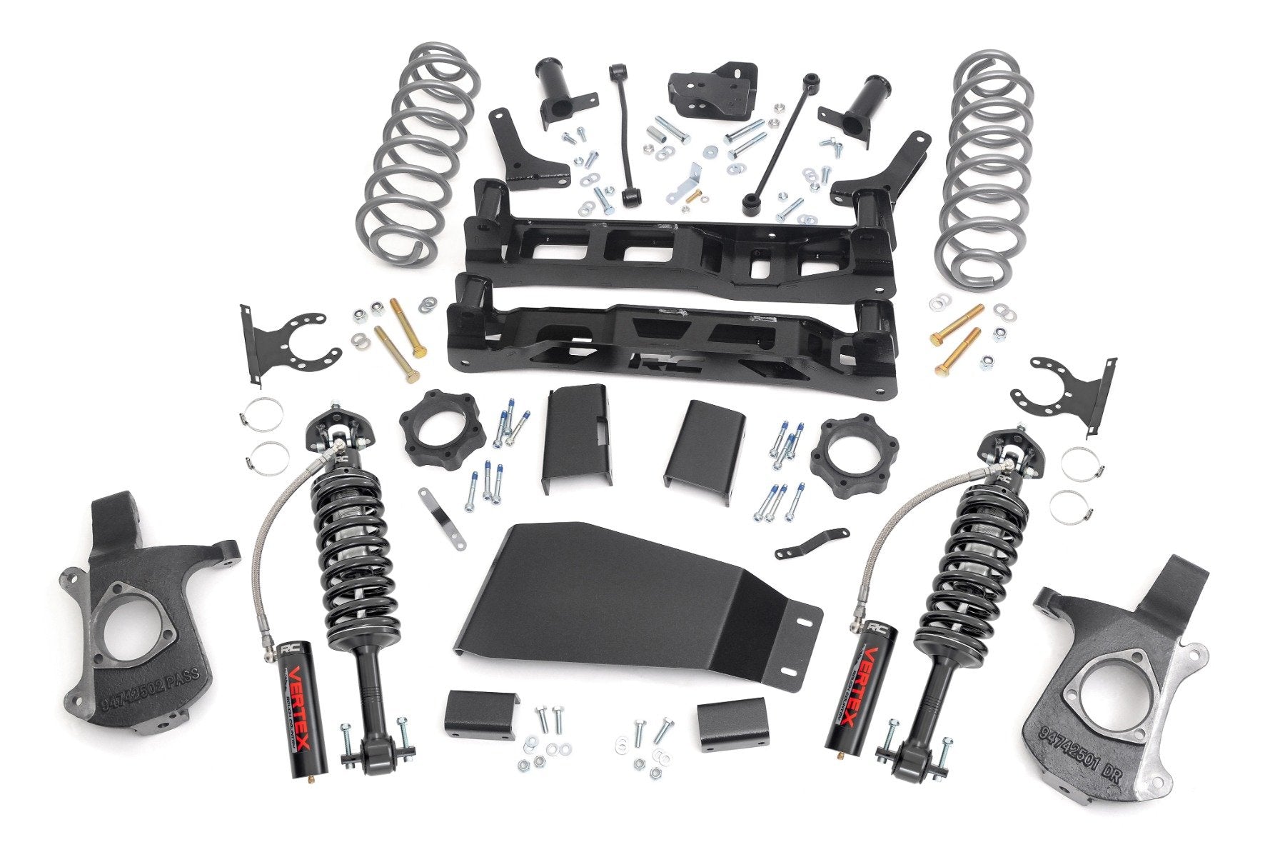 Rough Country 7.5 Inch Lift Kit | Vertex Coilovers | Chevy Avalanche 2WD/4WD (2007-2013)