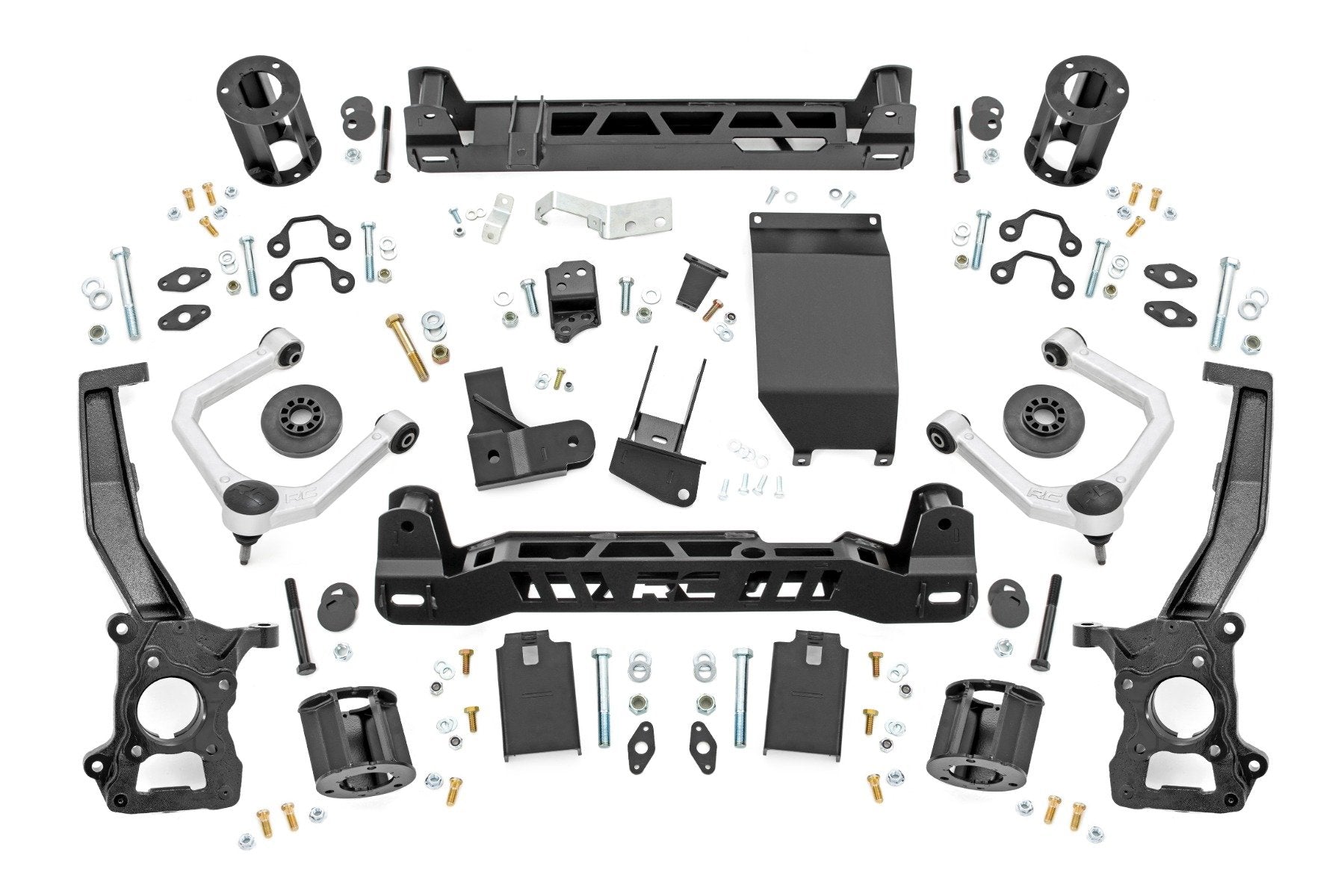Rough Country 7 Inch Lift Kit | 4-Door Base | Ford Bronco 4WD (2021-2025)