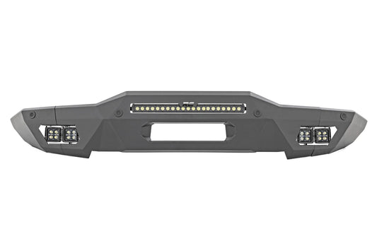 Rough Country Front Bumper | Modular | Full Wings | Amber DRL | Ford Bronco 4WD (2021-2025)