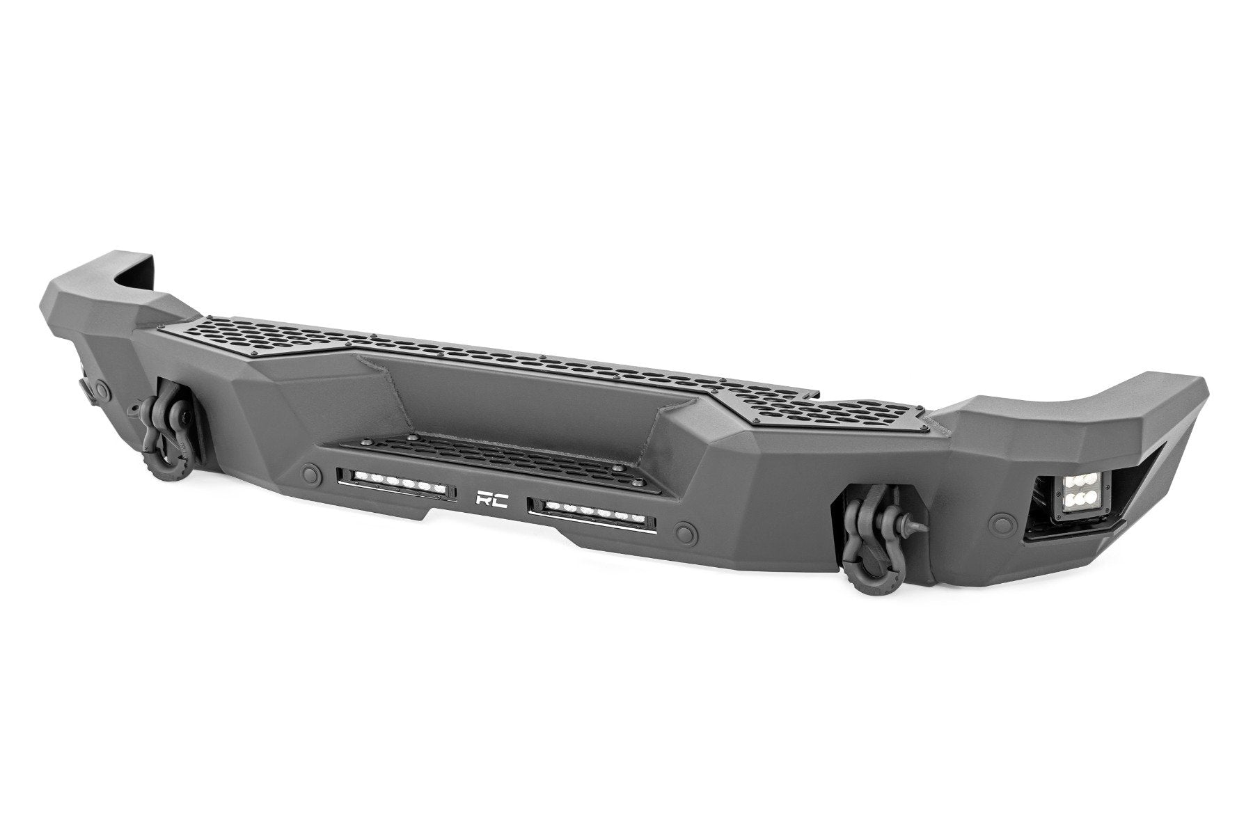 Rough Country Rear Bumper | Black Series LED | Spot | Ford Bronco 4WD (2021-2025)