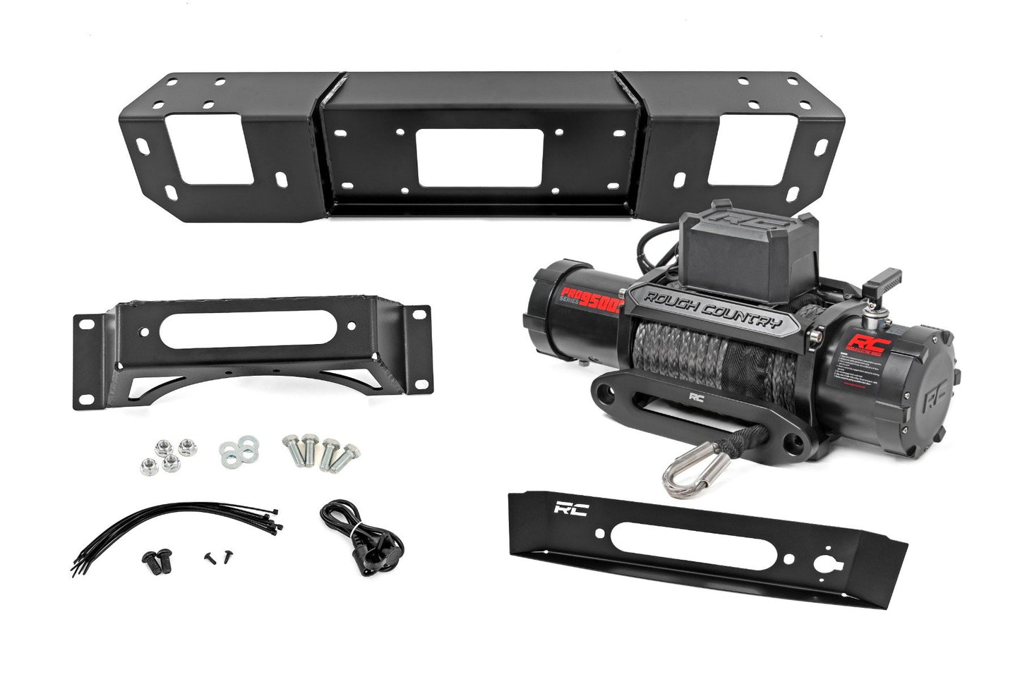 Rough Country Hidden Winch Mount | PRO9500S | Ford F-150 (2021-2025)