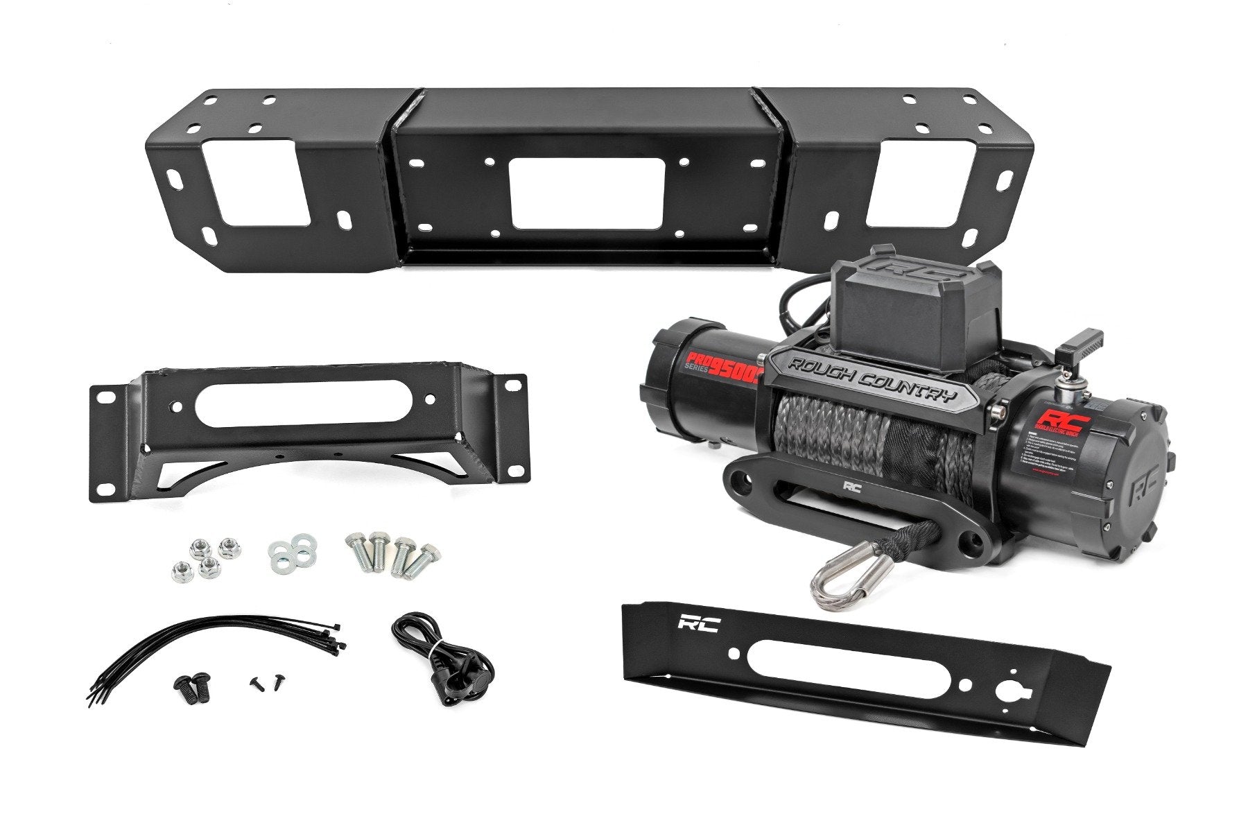 Rough Country Hidden Winch Mount | PRO9500S | Ford F-150 (2021-2025)