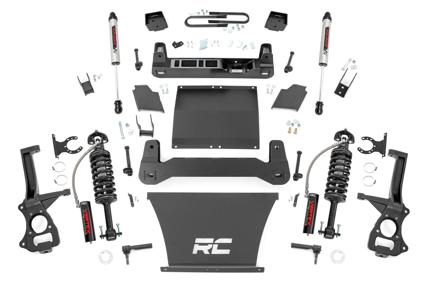 Rough Country 6 Inch Lift Kit | Mono Leaf Rear | Vertex/V2 | Chevy Silverado 1500 (25-26)