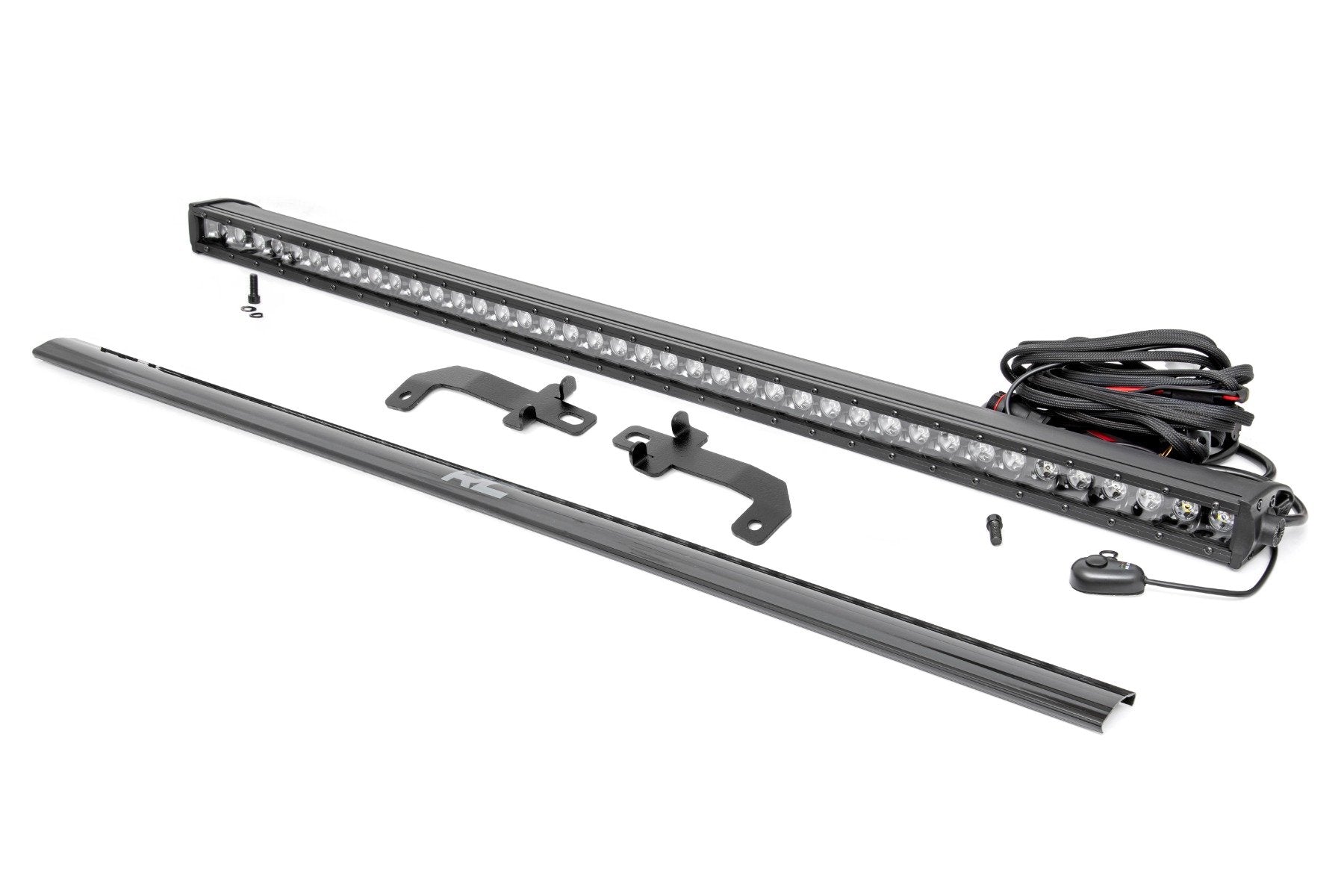 Rough Country LED Light | Cage Mount | 40" Black | Honda Pioneer 520