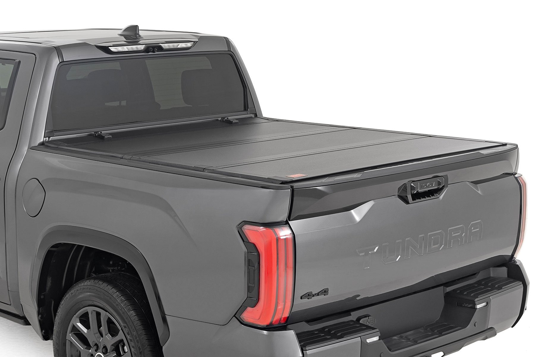 Rough Country Hard Tri-Fold Flip Up Bed Cover | 5'7" | Toyota Tundra 2WD/4WD (2022-2026)
