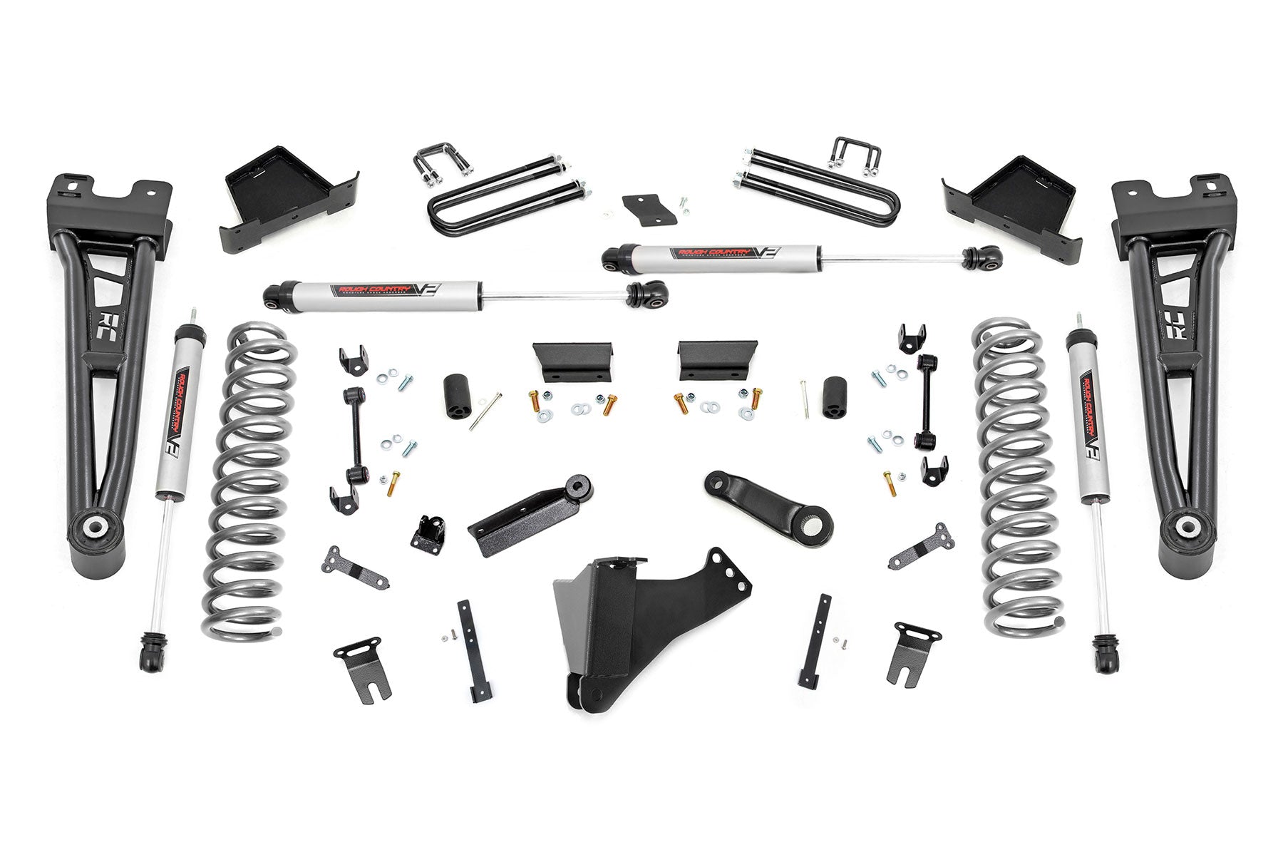 Rough Country 6 Inch Lift Kit | Gas | Radius Arm | V2 | Ford F-250/F-350 Super Duty (23-26)