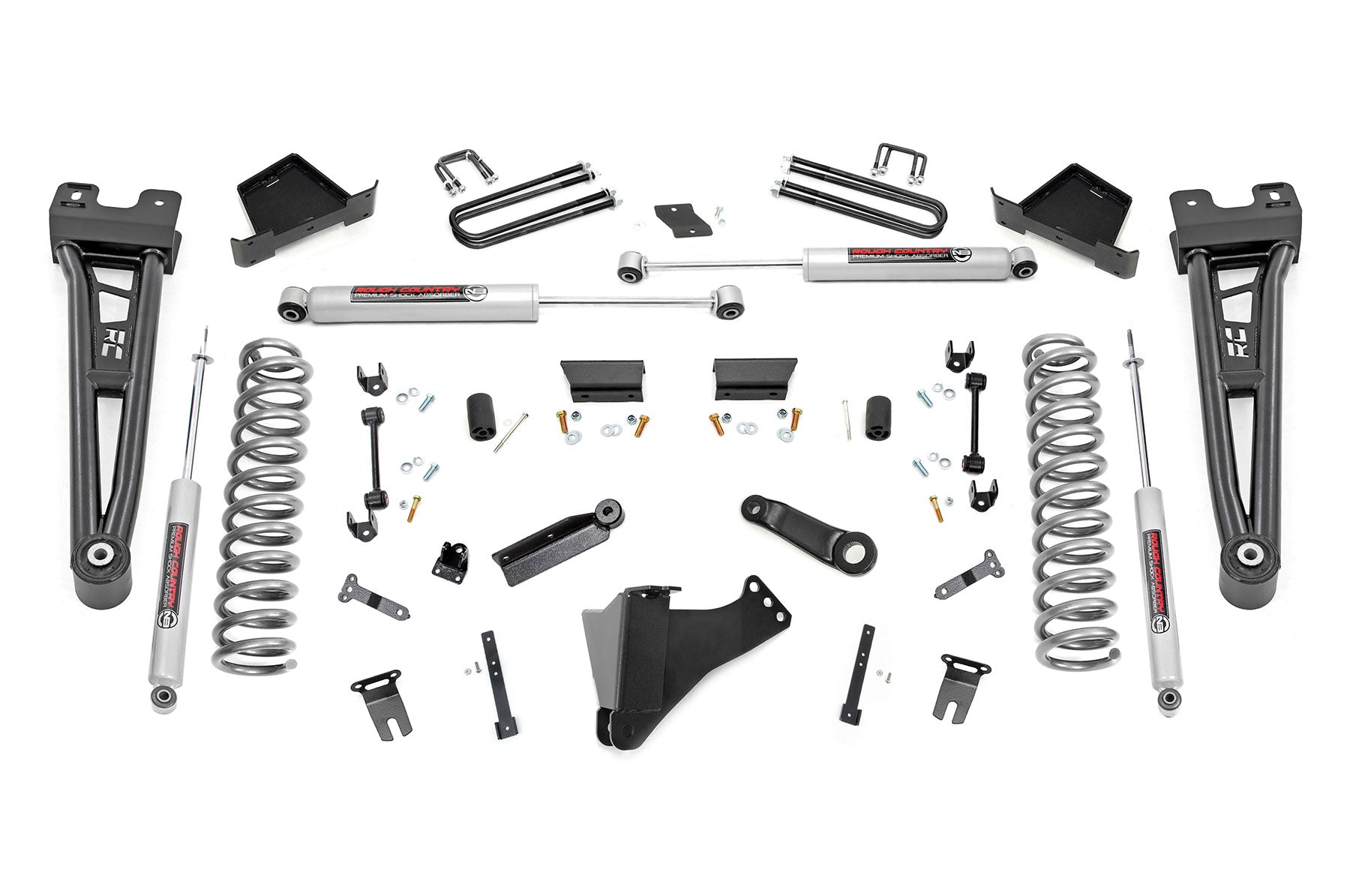 Rough Country 6 Inch Lift Kit | Gas | Radius Arm | Ford F-250/F-350 Super Duty 4WD (23-26)