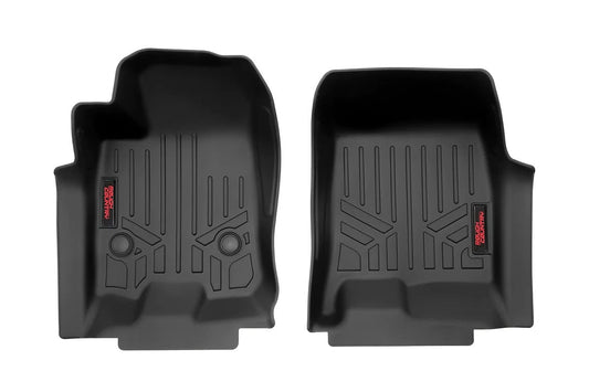 Rough Country Floor Mats | FR | Crew | Chevy/GMC Canyon/Colorado 2WD/4WD (2023-2026)