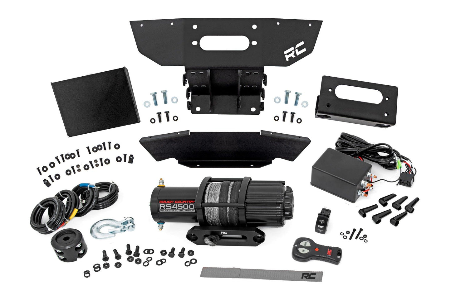 Rough Country Winch Mount | Front | RS4500S | Polaris RZR XP1000-4 (2024)