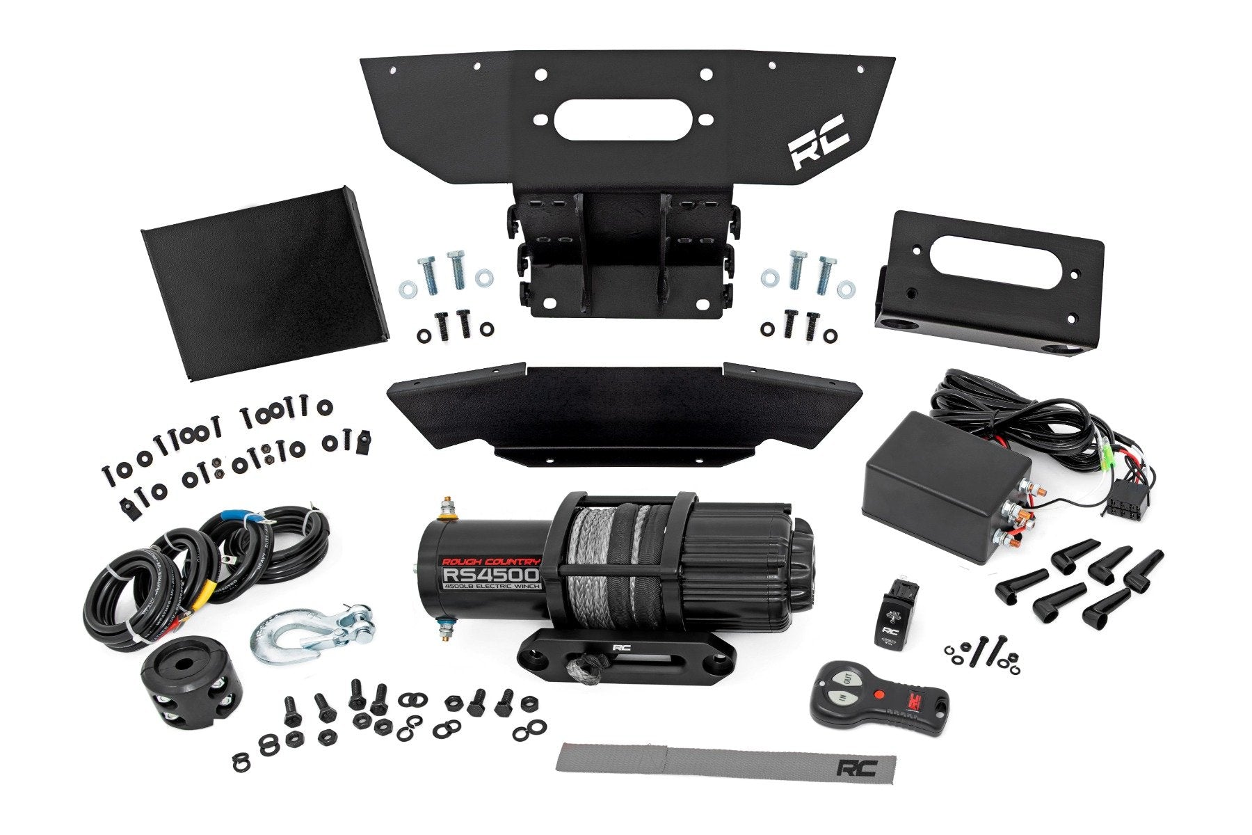 Rough Country Winch Mount | Front | RS4500S | Polaris RZR XP1000-4 (2024)