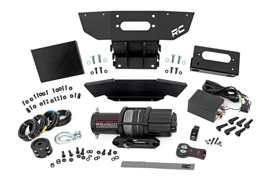 Rough Country Winch Mount | Front | RS4500S | Polaris RZR XP1000-4 (2024)