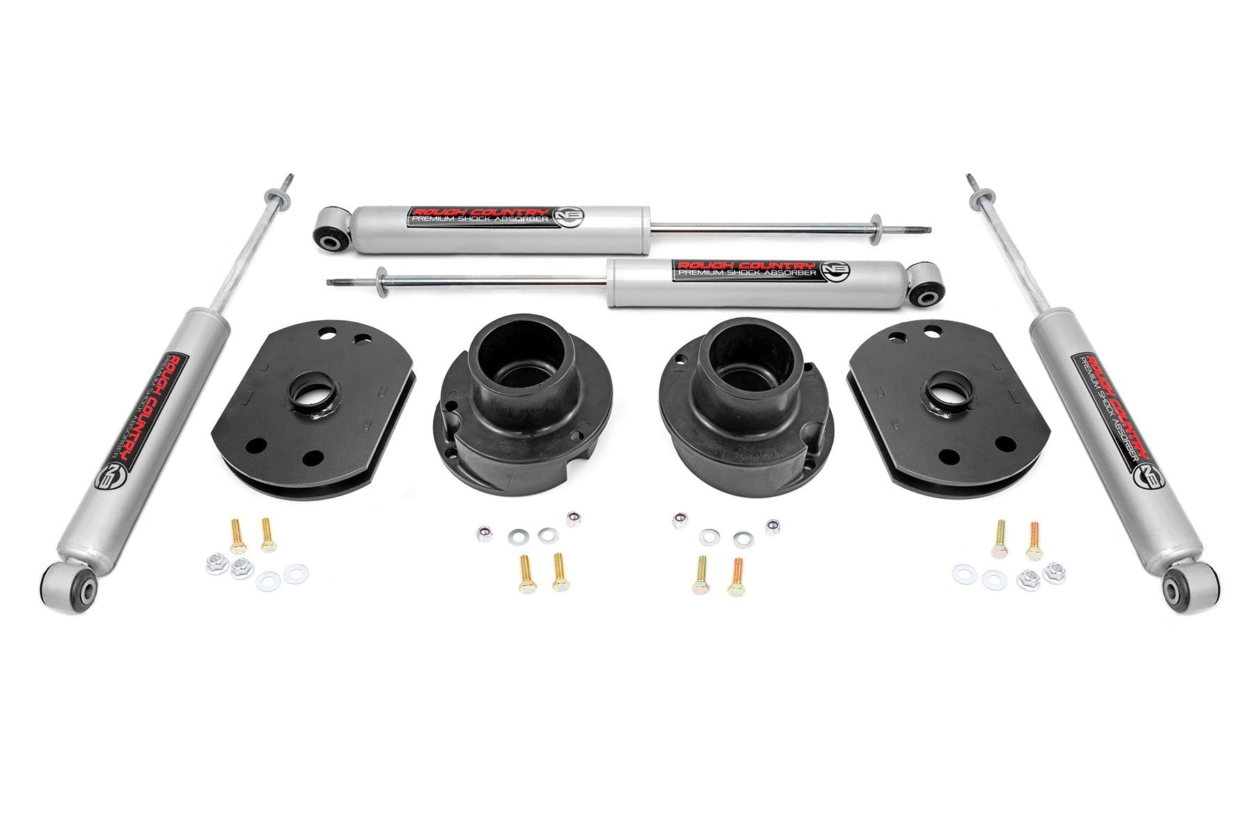 Rough Country 2.5 Inch Lift Kit | N3 Shocks | Ram 2500 4WD (2014-2026)