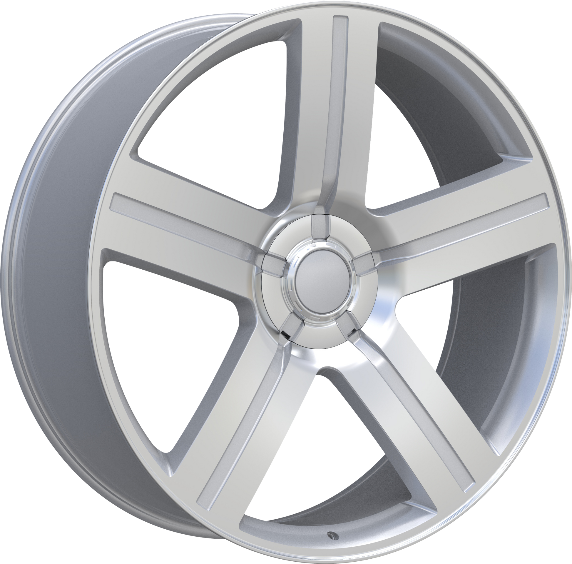 REPLICA 258 SILVER MACHINED