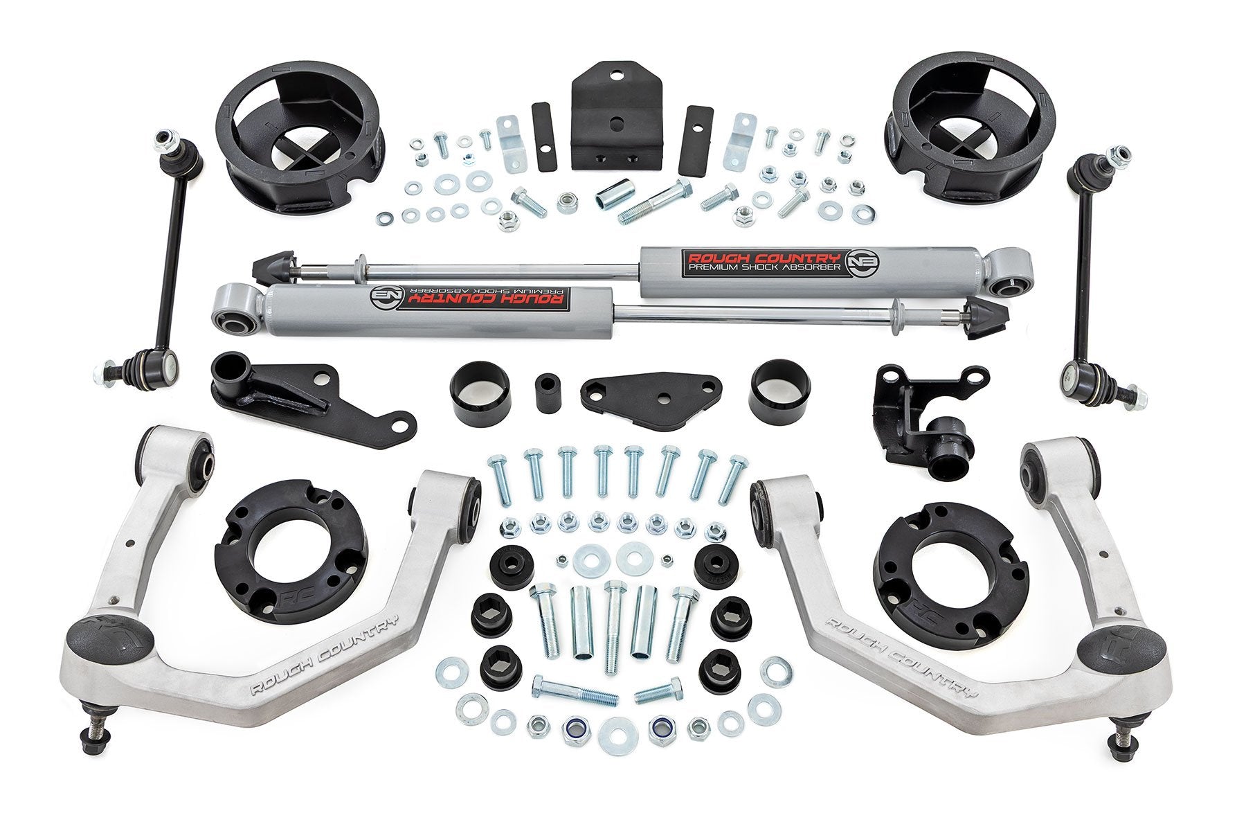 Rough Country 3.5 Inch Lift Kit | TRD Offroad | Toyota 4Runner 4WD (2025)