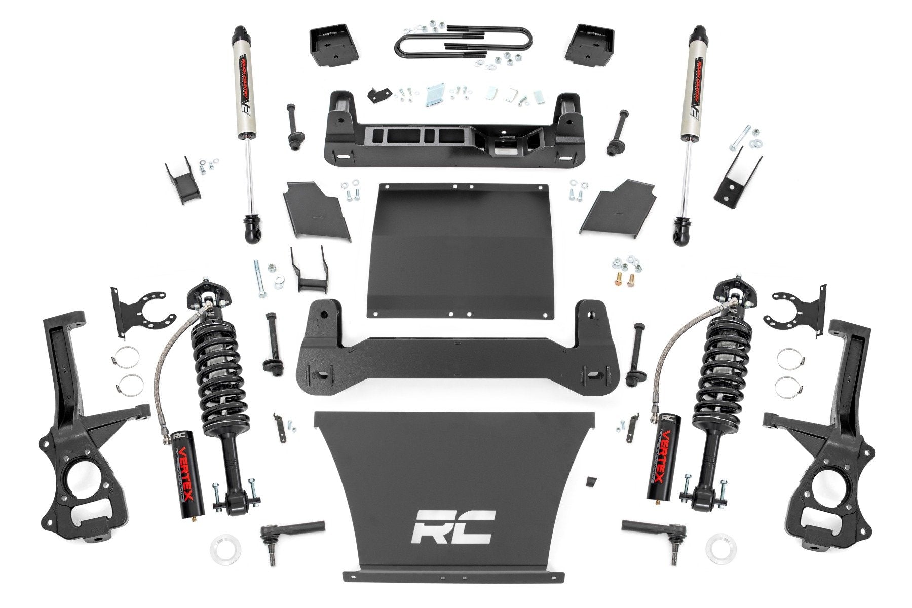 Rough Country 6 Inch Lift Kit | Mono Leaf Rear | Vertex/V2 | GMC Sierra 1500 2WD/4WD (19-24)
