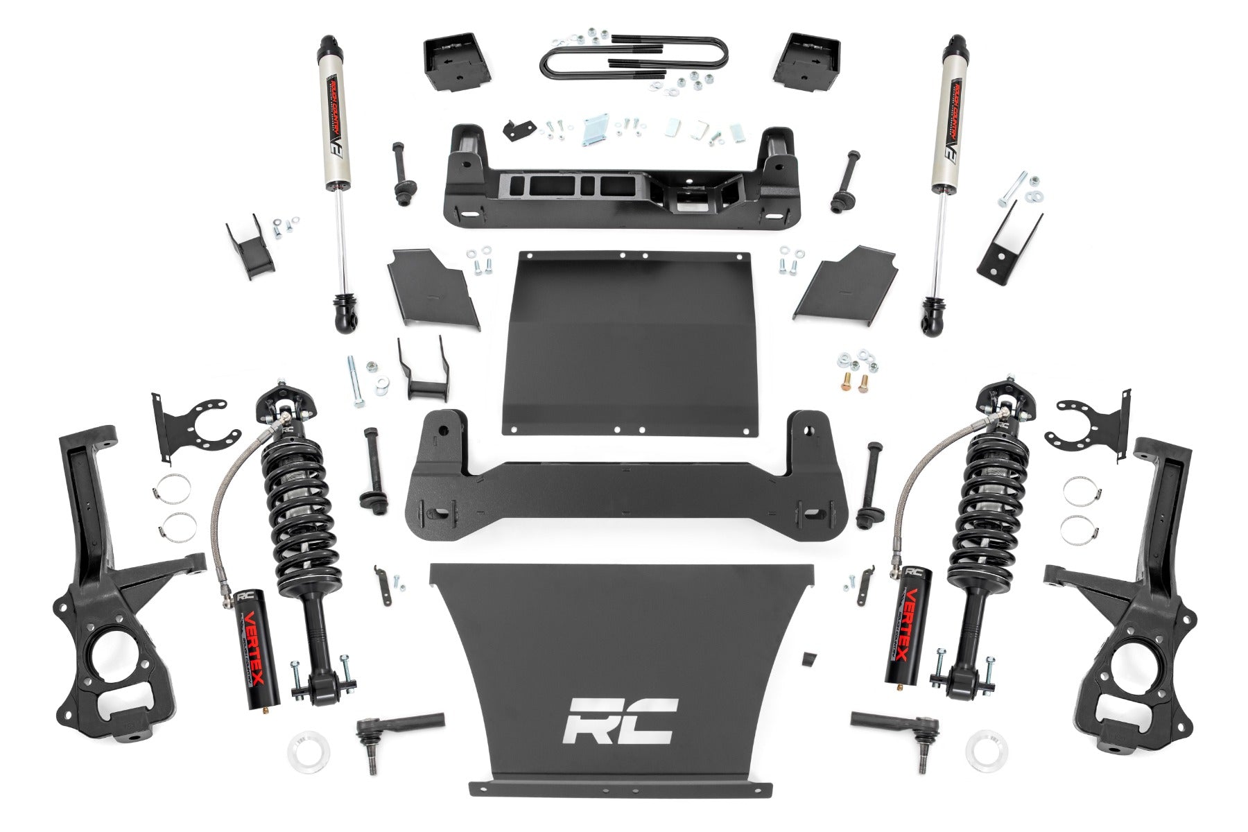 Rough Country 6 Inch Lift Kit | Mono Leaf Rear | Vertex/V2 | GMC Sierra 1500 2WD/4WD (25-26)