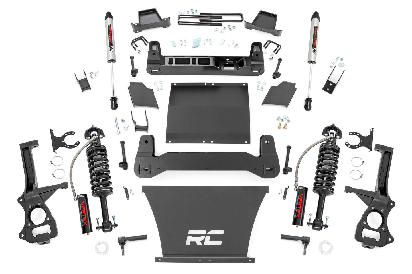 Rough Country 4 Inch Lift Kit | AT4/Trailboss | Vertex/V2 | Chevy/GMC Sierra 1500 (19-24)/Silverado 1500 (19-24)