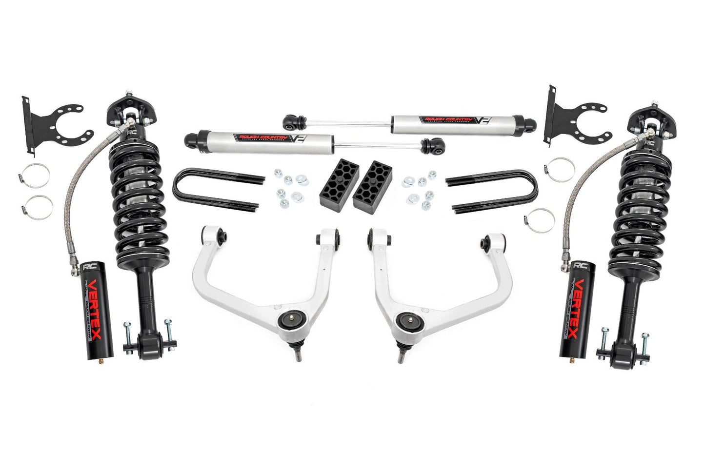 Rough Country 3.5 Inch Lift Kit | Vertex/V2 | Rear Mono Leaf | Chevy Silverado 1500 (22-24)
