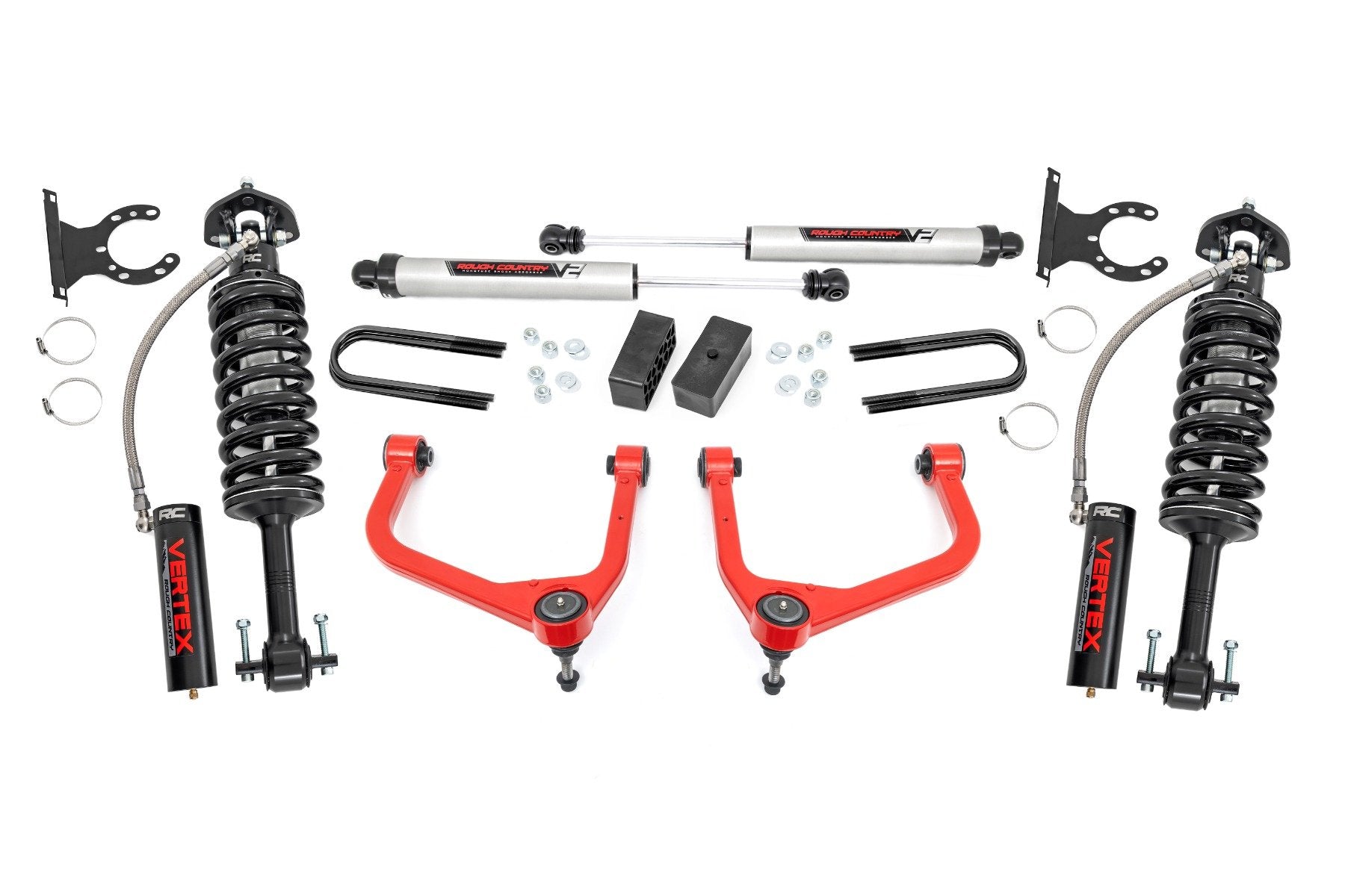 Rough Country 3.5 Inch Lift Kit | Mono Leaf Rear | Vertex/V2 | GMC Sierra 1500 (25-26)