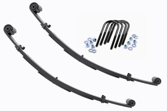 Rough Country Front Leaf Springs | 2.5" Lift | Pair | Ford Excursion/F-250 Super Duty/F-350 Super Duty 4WD