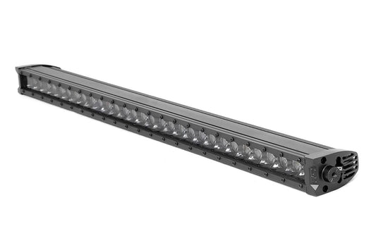 Rough Country 30 Inch Black Series LED Light Bar | Single Row | Cool White DRL
