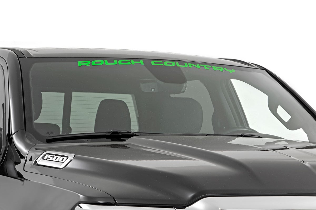 Rough Country Rough Country Decal | 3.6 Inch x 35 Inch | Kelly Green