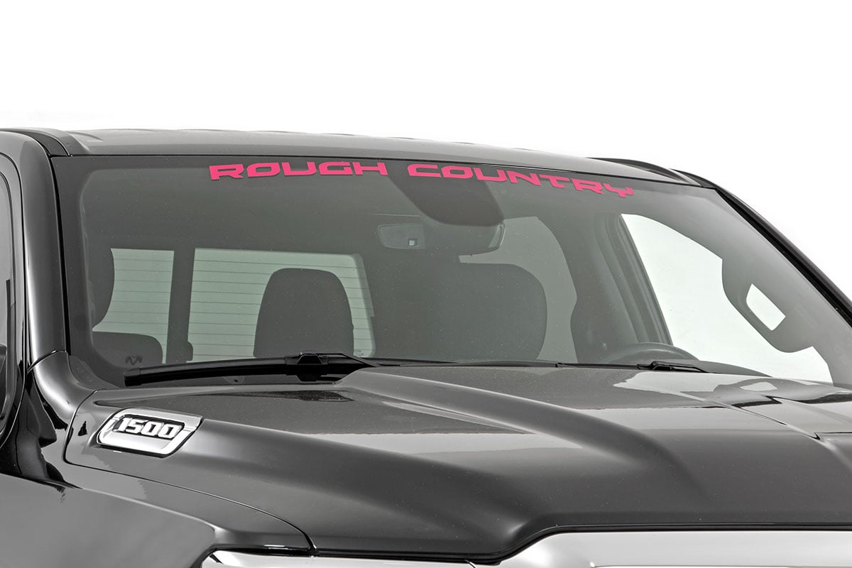 Rough Country Rough Country Decal | 3.6 Inch x 35 Inch | Pink