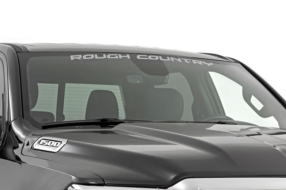 Rough Country Rough Country Decal | 3.6 Inch x 35 Inch | Silver