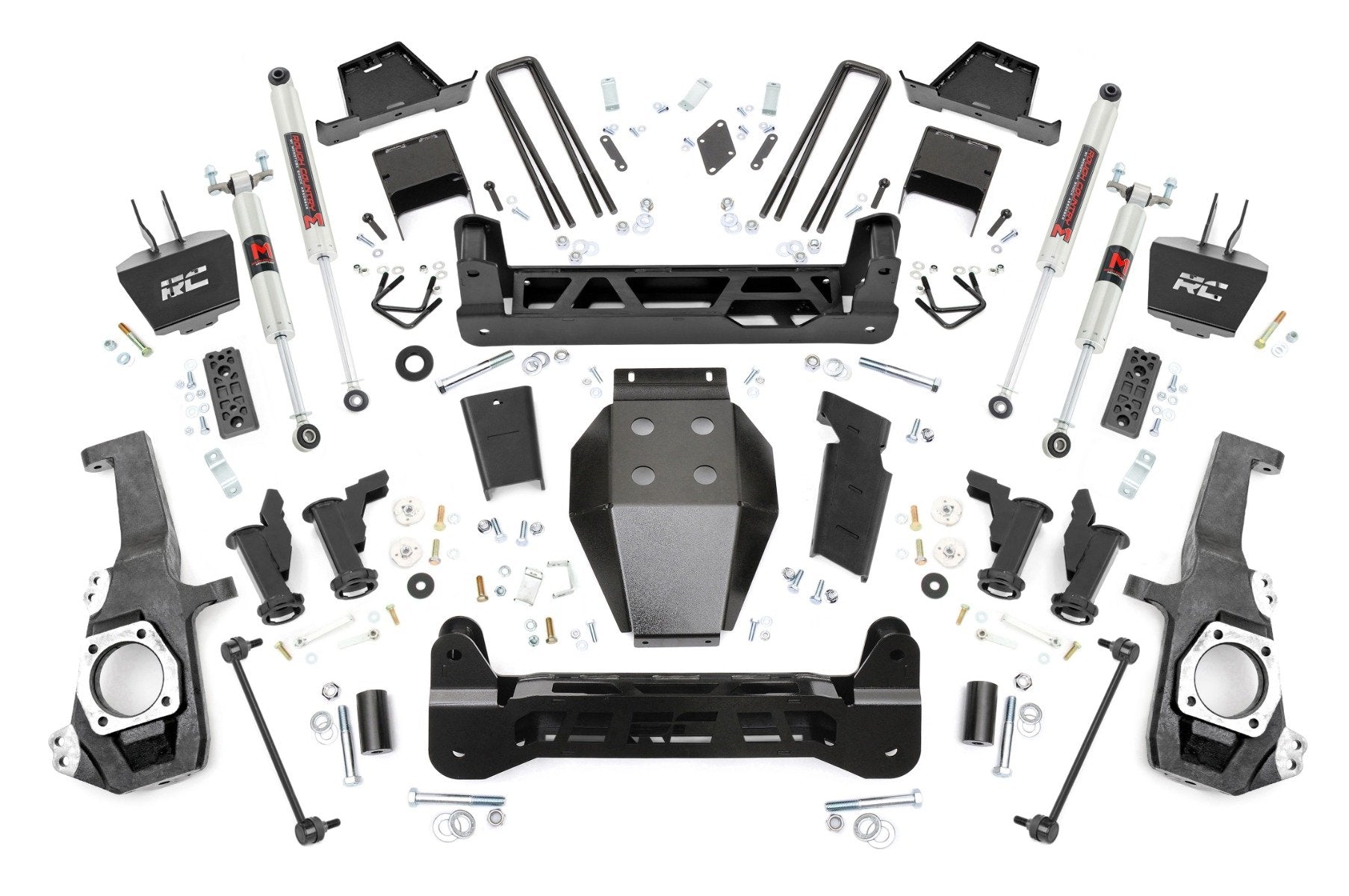 Rough Country 7 Inch Lift Kit | Torsion Drop | M1 | Chevy/GMC 2500HD/3500HD (20-26)