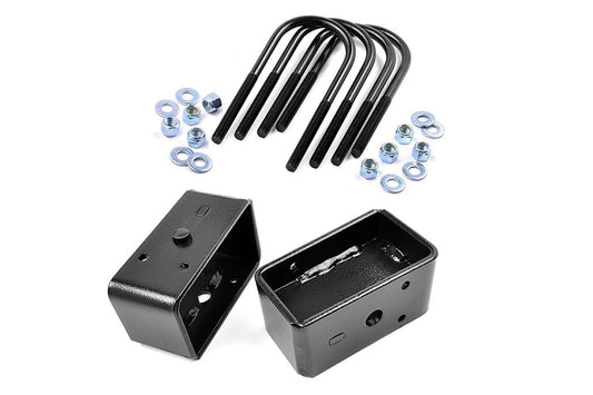 Rough Country 3in Block & U-Bolt Kit | Ford Ranger 2WD/4WD (1983-1997)