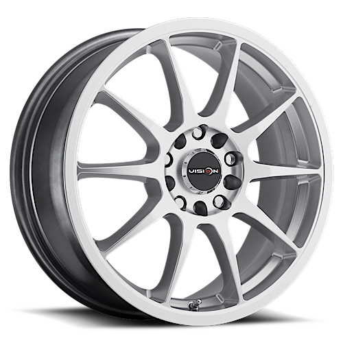 VISION BANE CUSTOM WHEEL Hyper Silver