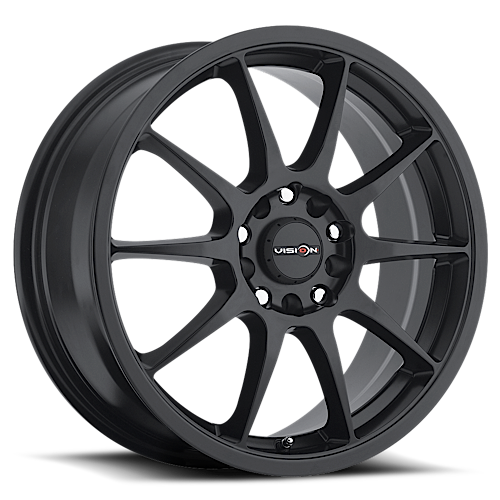 VISION BANE CUSTOM WHEEL Matte Black