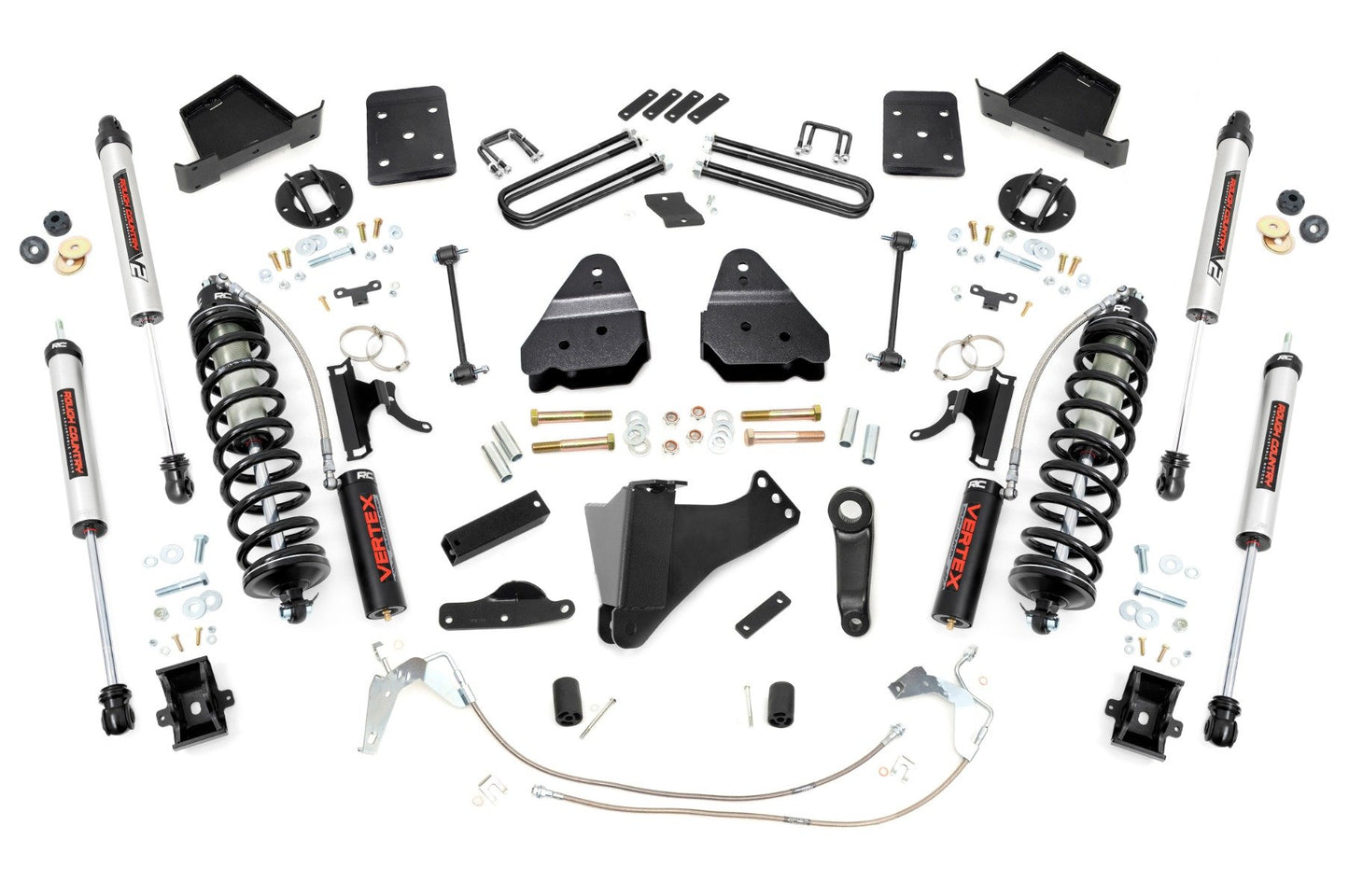 Rough Country 4.5 Inch Lift Kit  |  W/O Overloads  |  C/O V2 | Ford F-250/F-350 Super Duty (08-10)