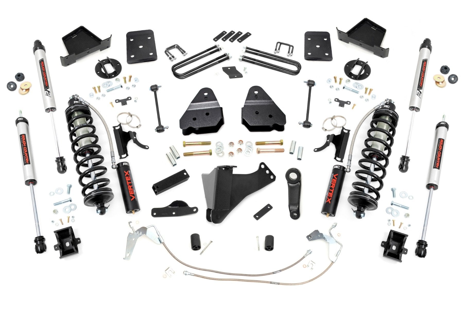 Rough Country 4.5 Inch Lift Kit  |  W/O Overloads  |  C/O V2 | Ford F-250/F-350 Super Duty (08-10)