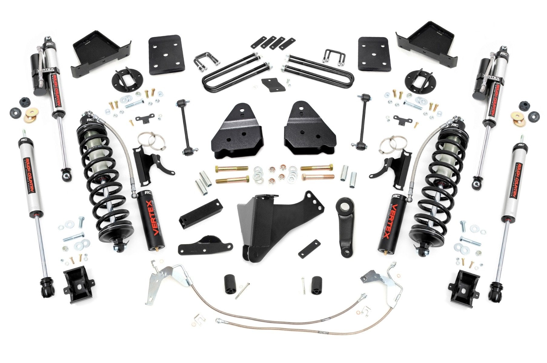 Rough Country 4.5 Inch Lift Kit  |  W/O Overloads  |  C/O Vertex | Ford F-250/F-350 Super Duty (08-10)