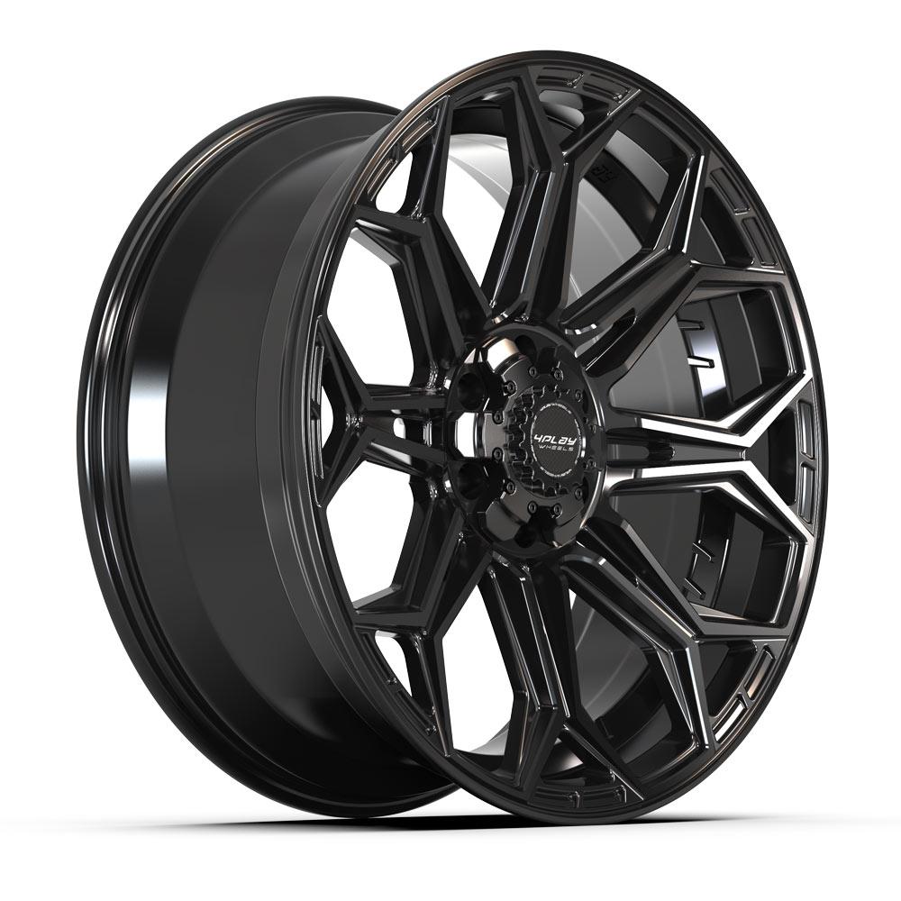 4PLAY 4P83 22x9 6X139.7, 6X135 12 GLOSS BLACK
