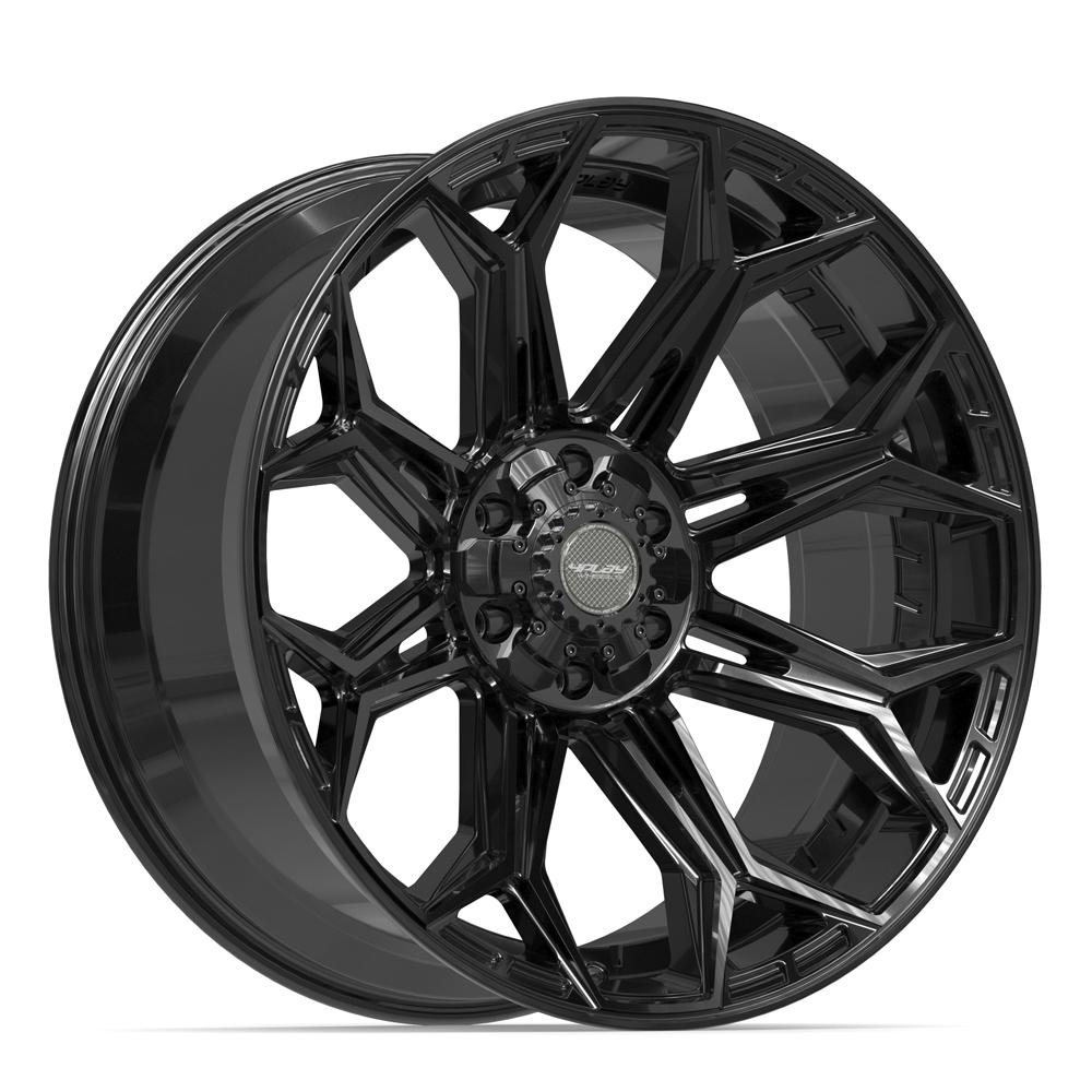4PLAY 4P83 22x10 6X139.7, 6X135 -18 GLOSS BLACK